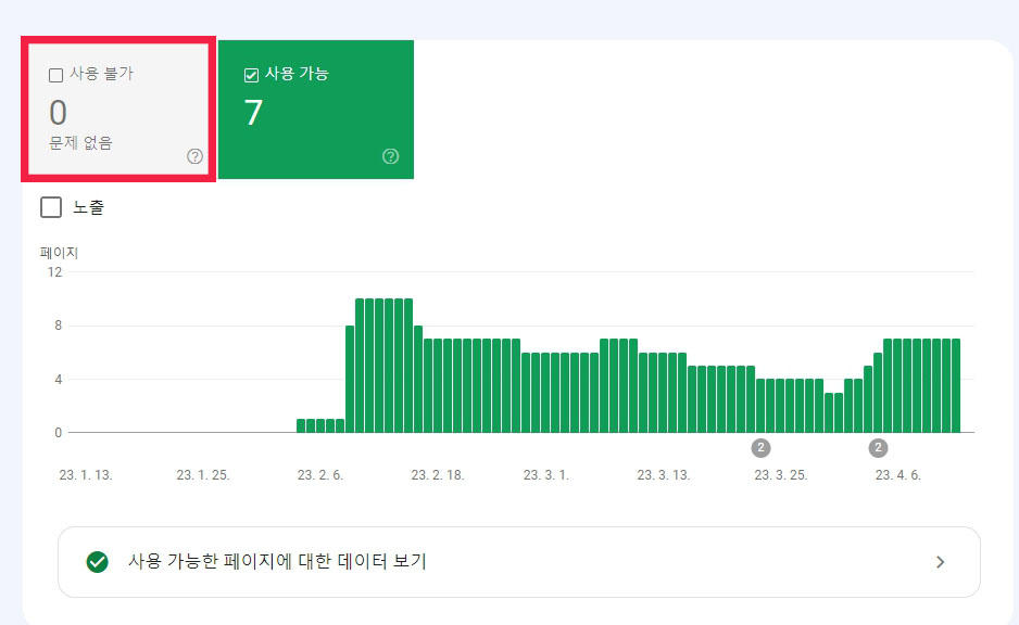 구글서치콘솔 모바일 사용 편의성 문제 해결 방법