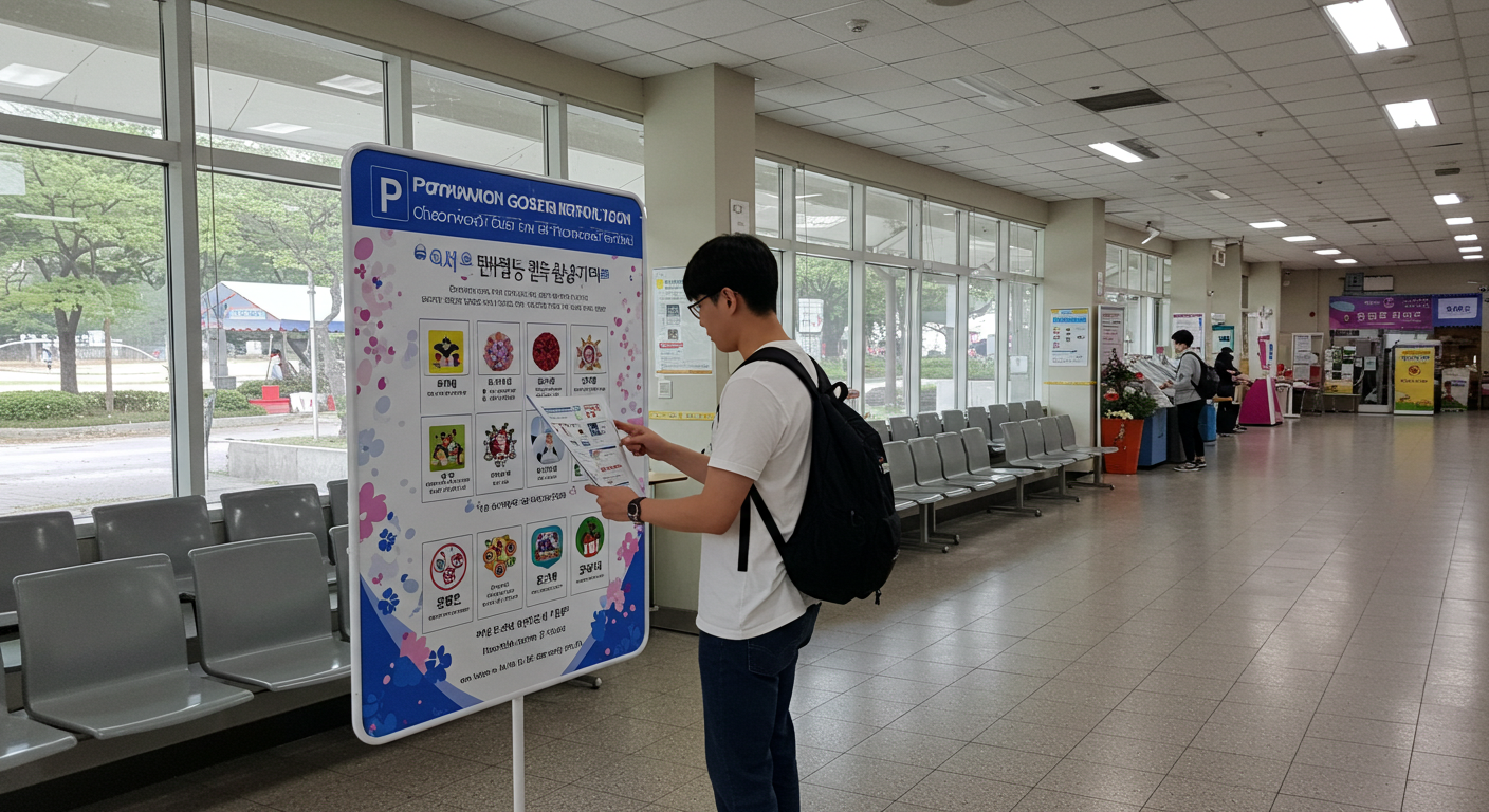 철원 고석정 꽃축제 자가용