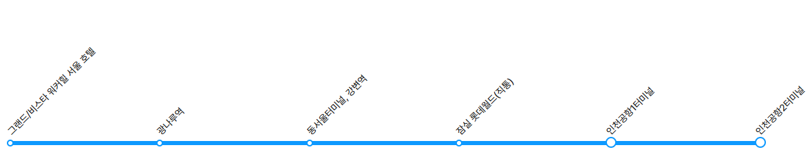 6705A번 공항버스 노선