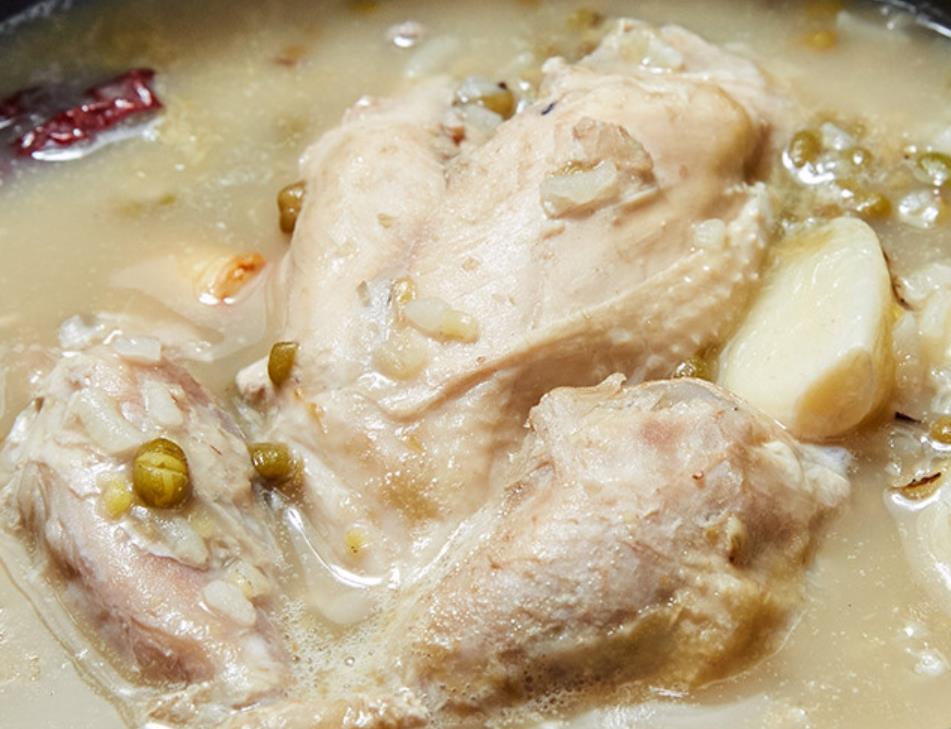 먹기전인 생방송투데이 녹두삼계탕