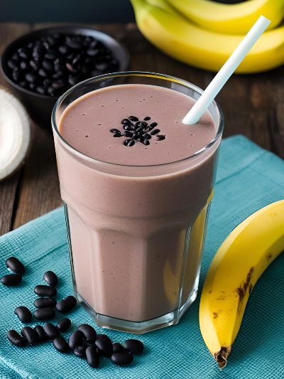 검은콩-바나나-스무디