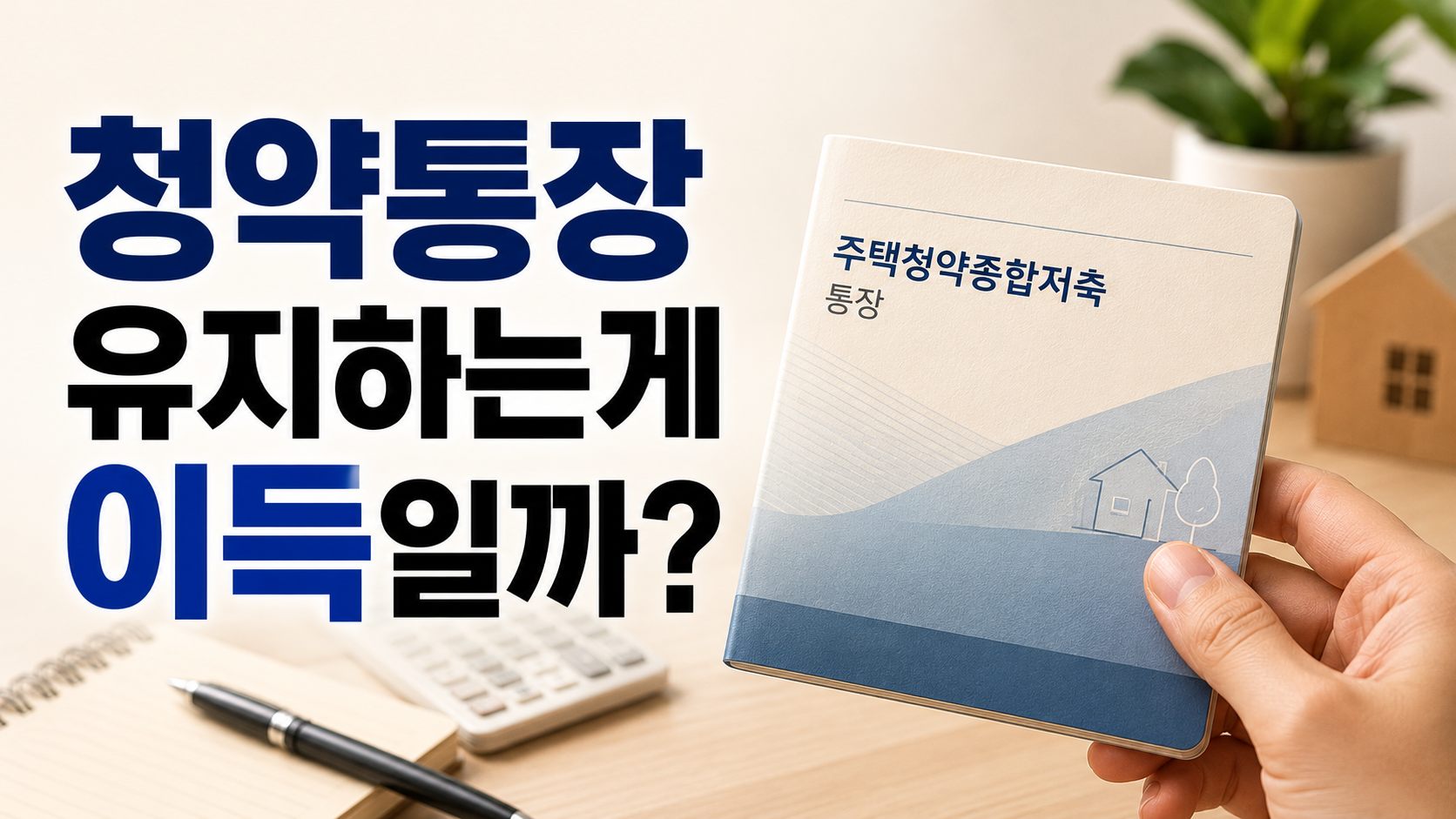 청약통장을 계속 유지할지 고민하면서 확인한 것들