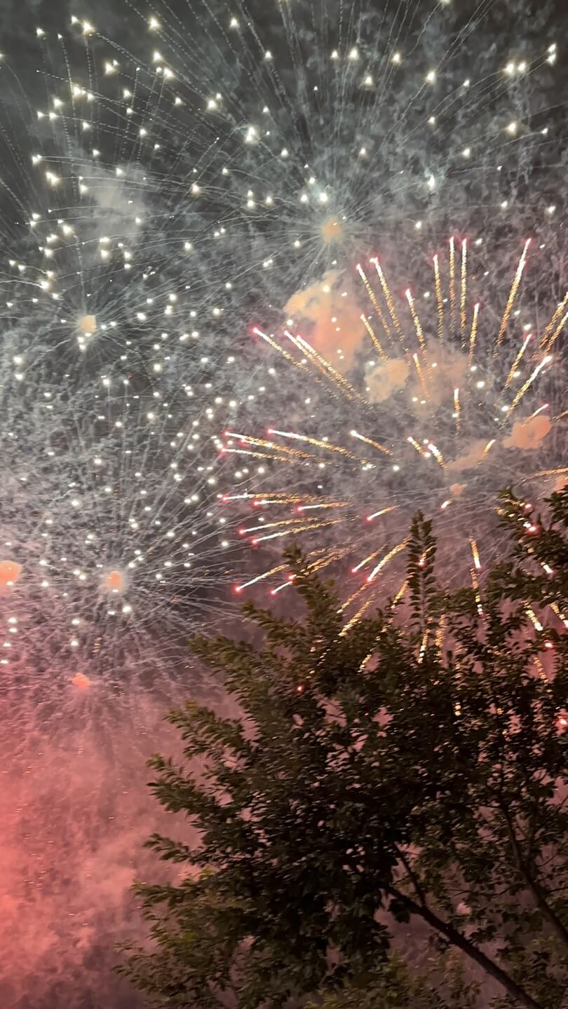 진주남강유등축제 불꽃놀이