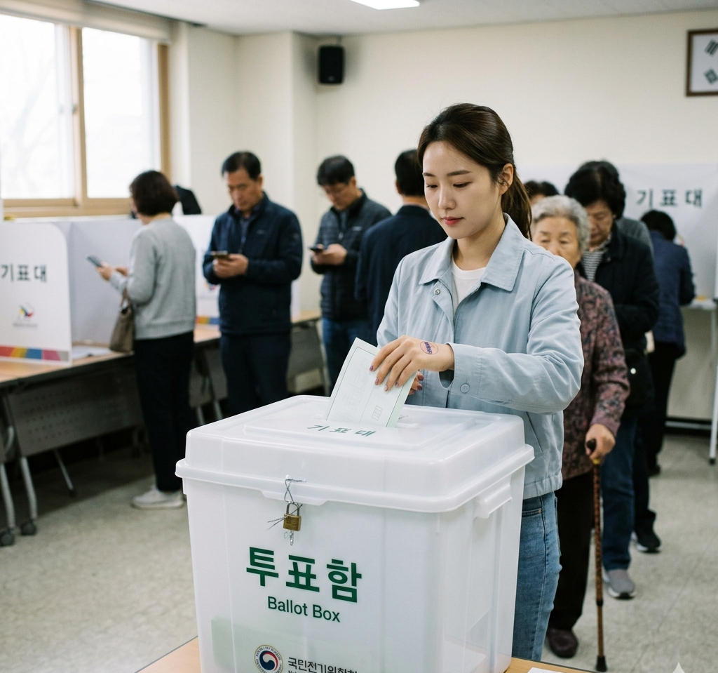 내 근처 사전투표소 3분 만에 찾는 법 관련사진