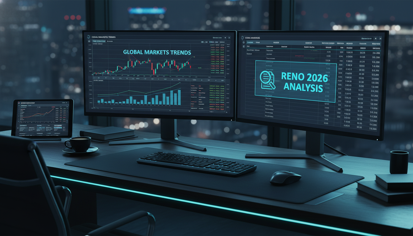 리노공업 경영권 지분 매각 및 2026년 주가 분석 차트가 띄워진 전문가의 모니터 화면