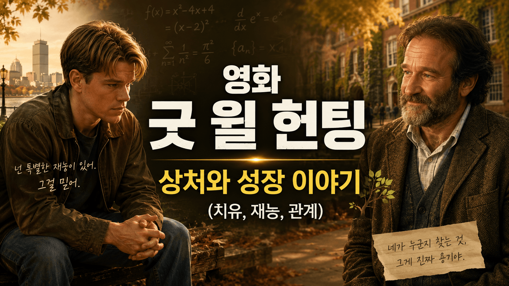 영화 굿윌헌팅 대체포스터