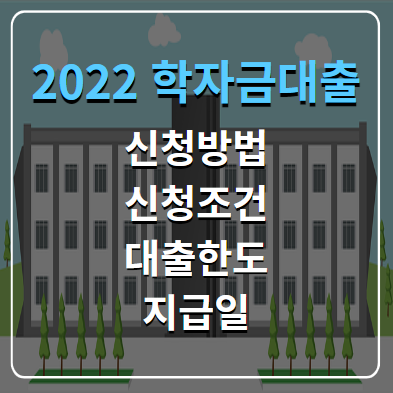 2022 학자금대출 받는법&#44; 대출 신청방법&#44; 대출조건&#44; 대출한도&#44; 대출 지급일