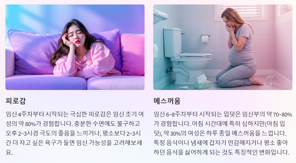 피로감 및 졸음증가 메스꺼움과 소화불량
