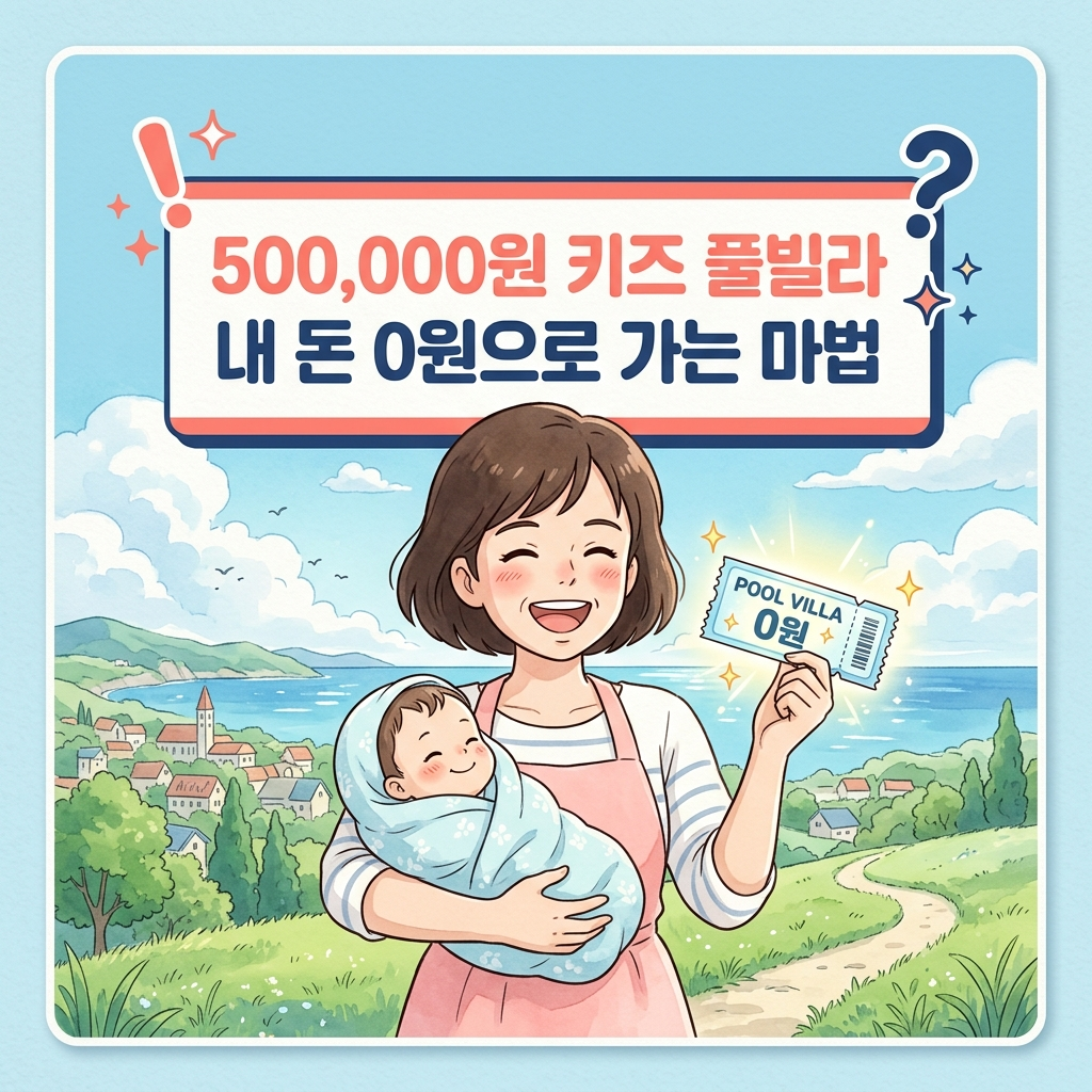 영유아 미취학 아동 동반 근로자 휴가지원금 키즈 펜션 예약