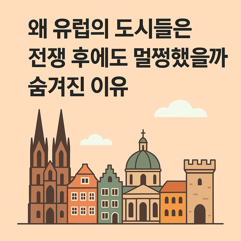 왜 유럽의 도시들은 전쟁 후에도 멀쩡했을까? 숨겨진 이유