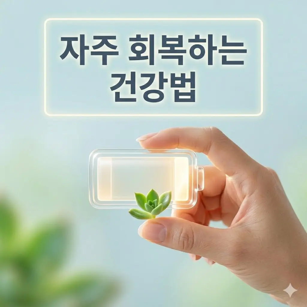 건강을 위해 오래 쉬기보다 자주 회복해야 하는 이유