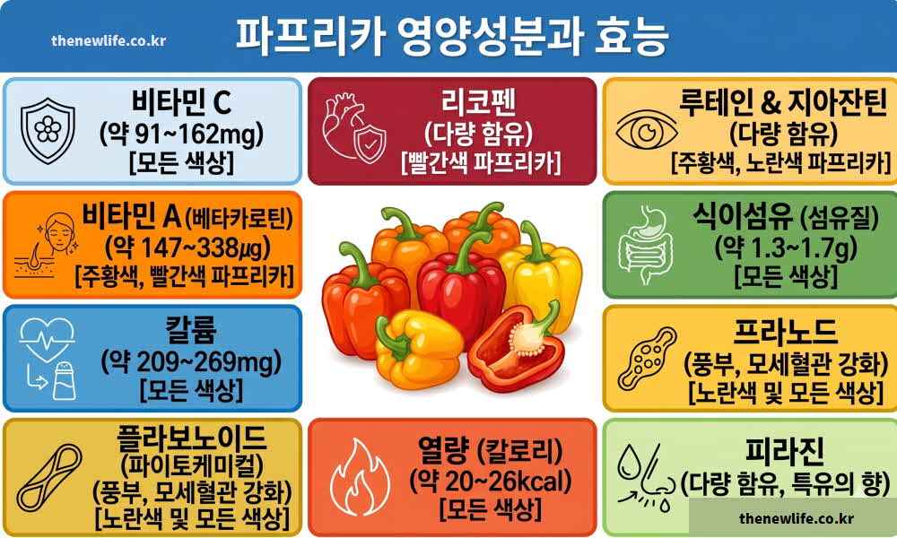 파프리카 효능 영양성분