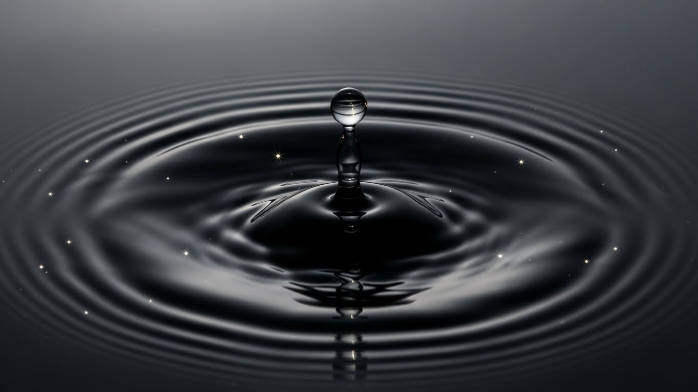 고요한 고독 속의 작은 깨달음이 삶 전체로 퍼져나가는 파급 효과의 시각화