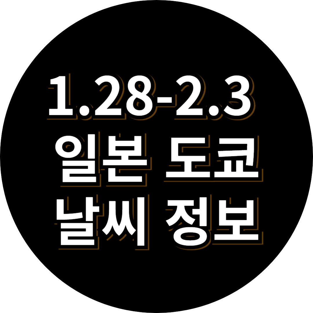 일본 도쿄 날씨 예보