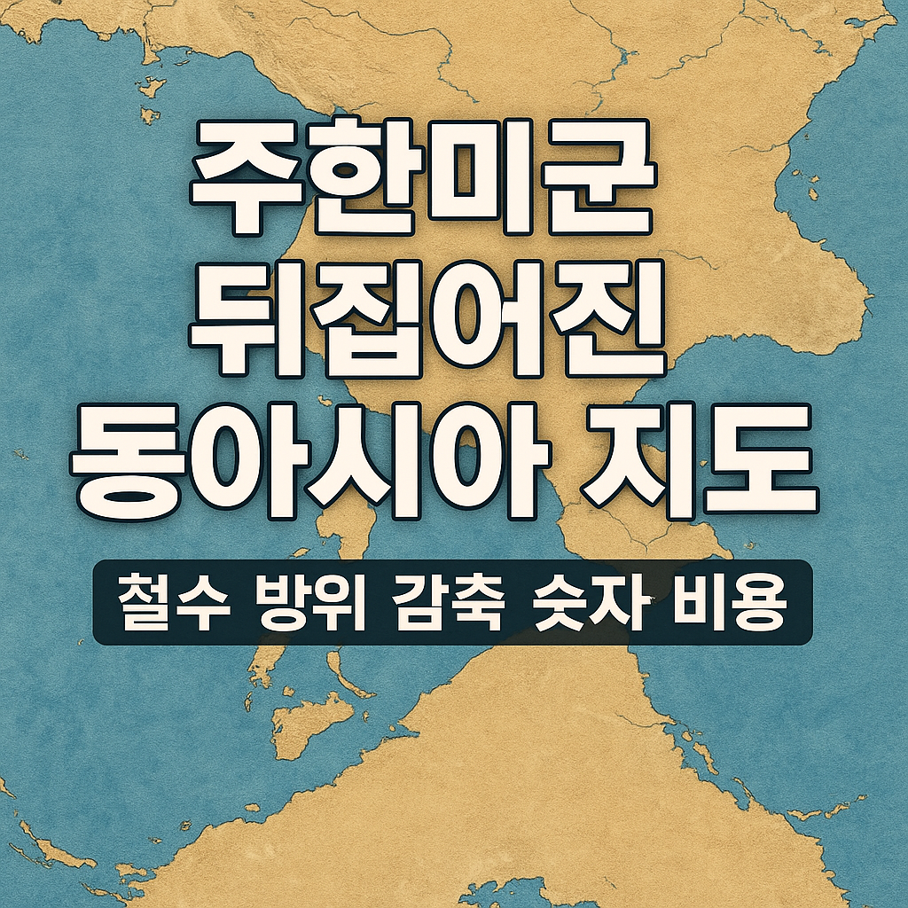 주한미군 동아시아지도