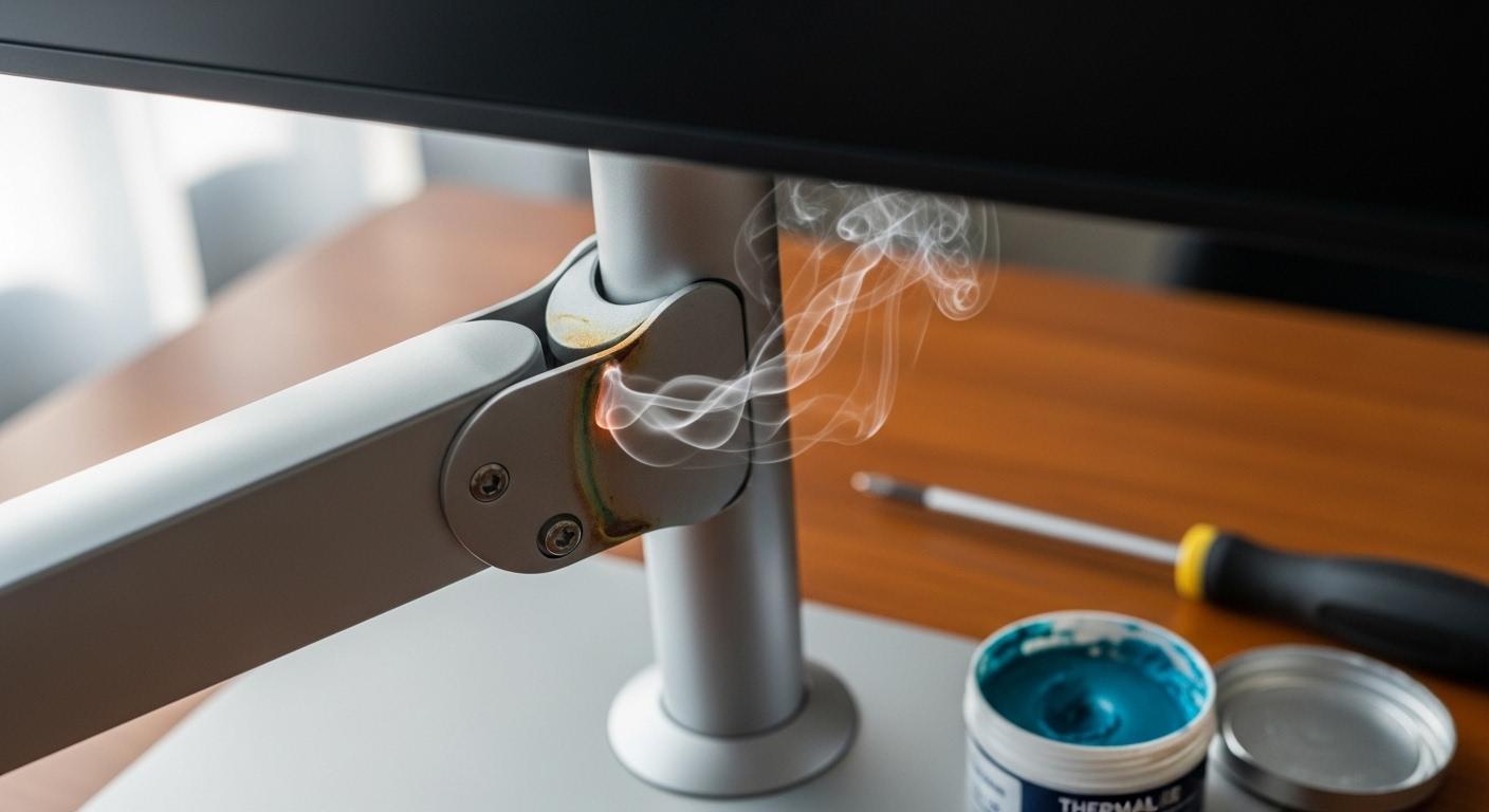 발열 모니터암 문제 해결 포인트