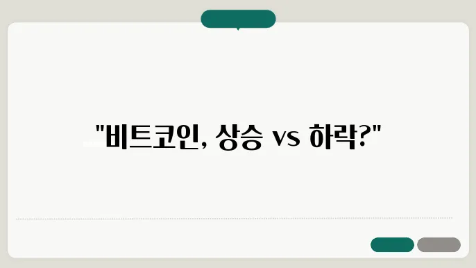 미국 비트코인시세 전망및 알트코인의 안전성은