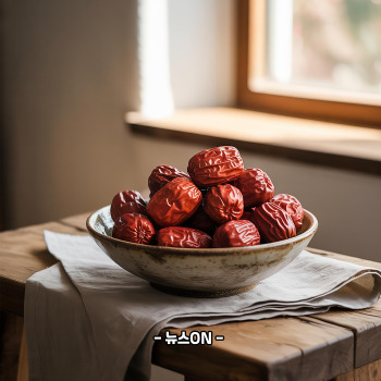 사과대추 말리기