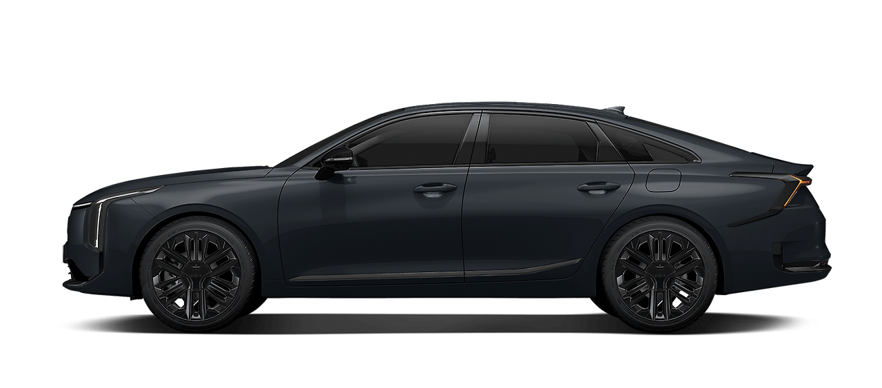 2025 K8 하이브리드 다크 그레이 측면 사진