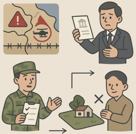 군작전구역 낙찰지 협의절차