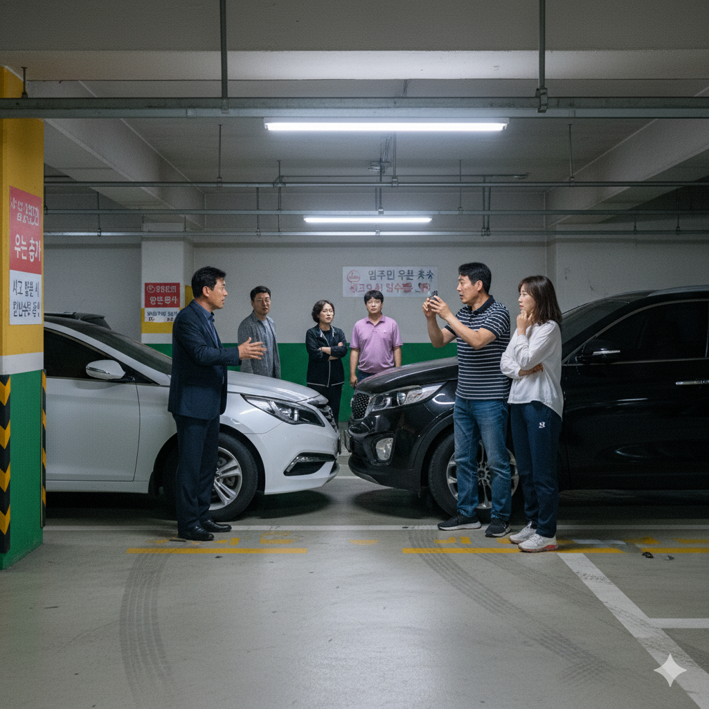아파트 주차장 사고