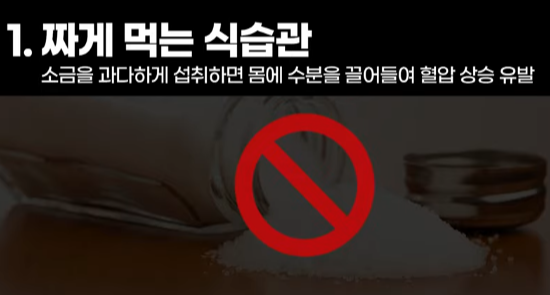 고혈압의 위험요인