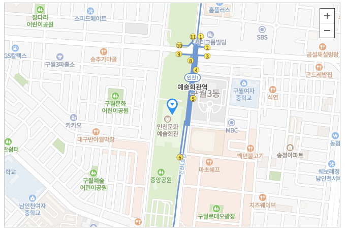 인천문화예술회관 위치