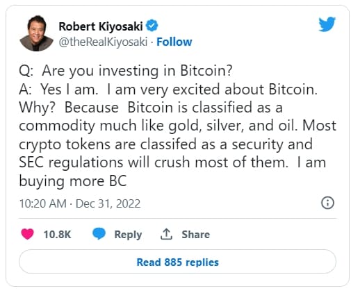 부자 아빠 가난한 아빠 '로버트 키요사키', 더 많은 비트코인을 구매 중..."알트코인 대부분 무너질 것 What Are Altcoins