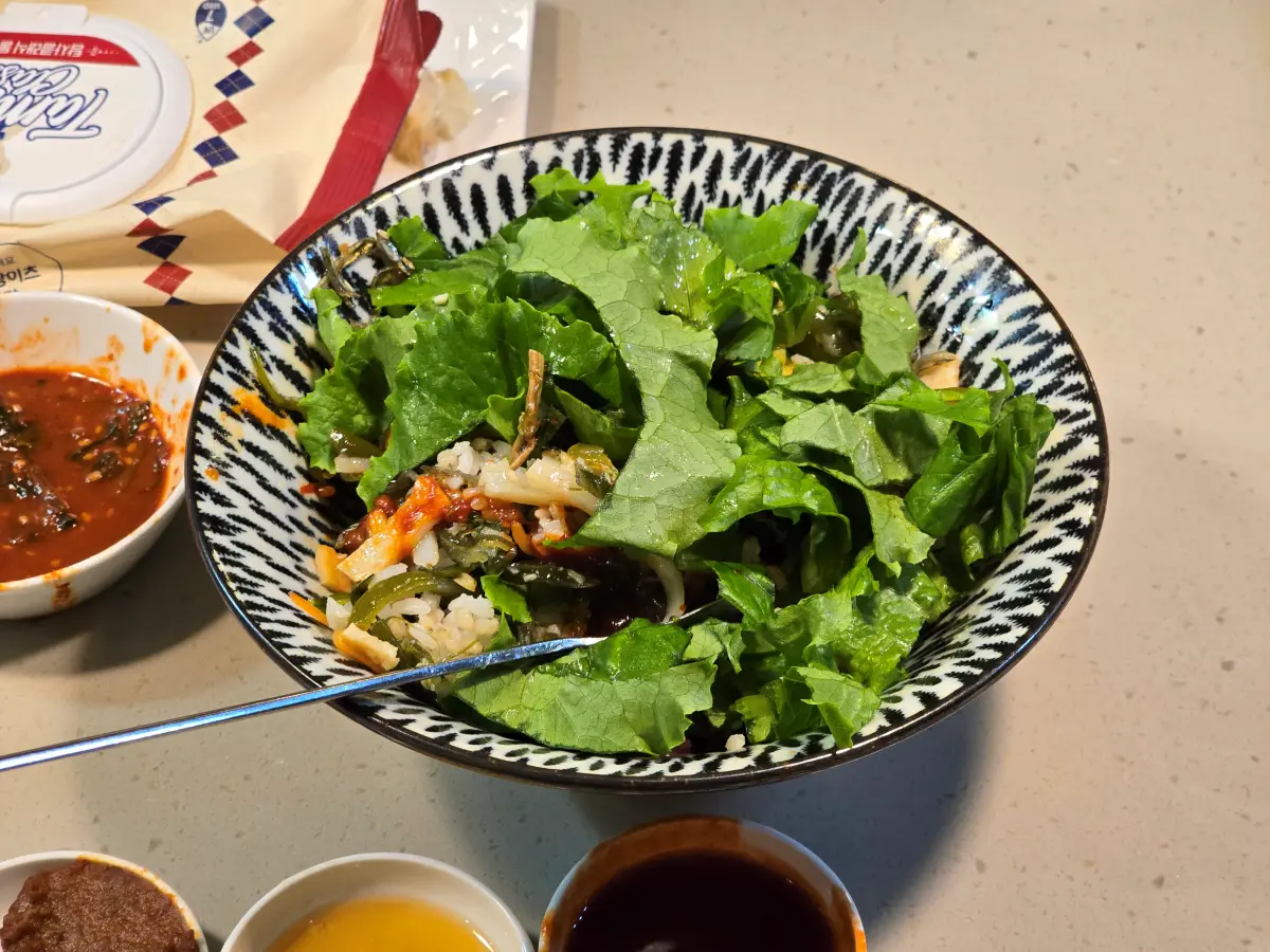 즐거운 술상 18번째 코스 음식: 비빔밥