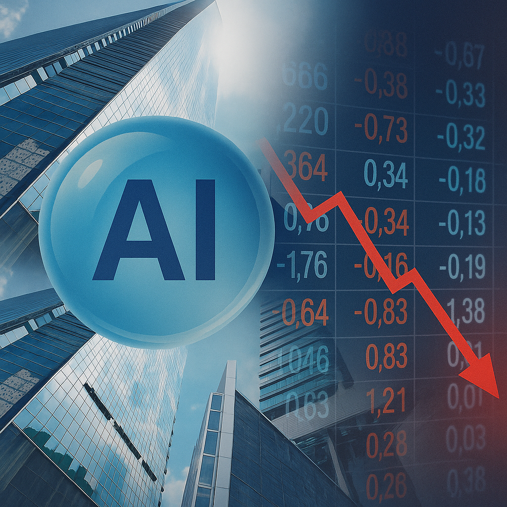 AI 투자 과열과 증시 급락 이미지