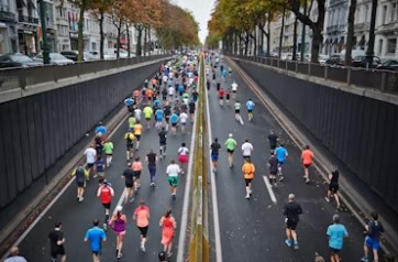 running