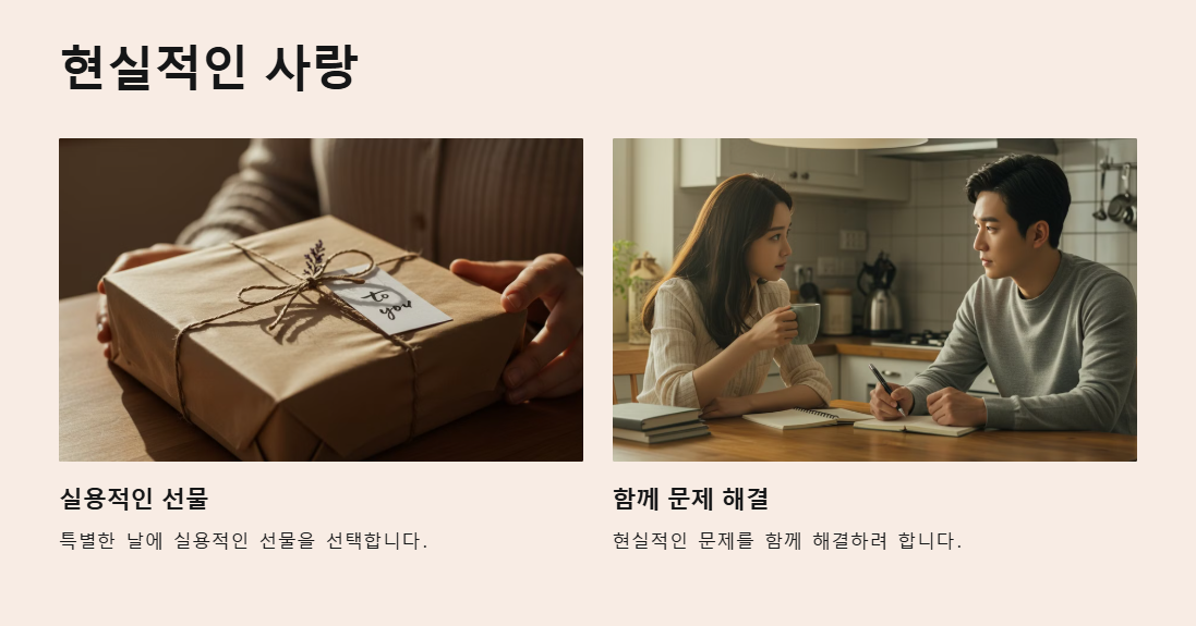 ESTJ의 현실적인사랑