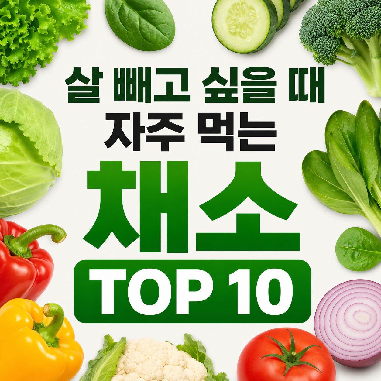 살 빼고 싶을 때 자주 먹는 채소