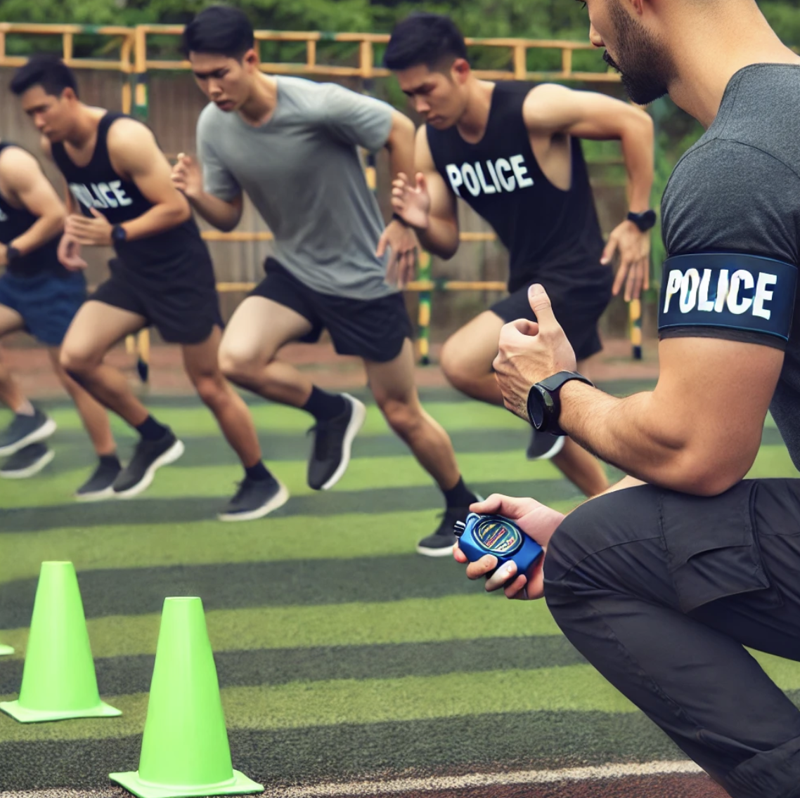 경찰 공무원 체력 테스트 관련 사진