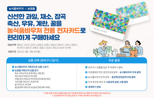 농식품바우처 온라인몰 농협몰