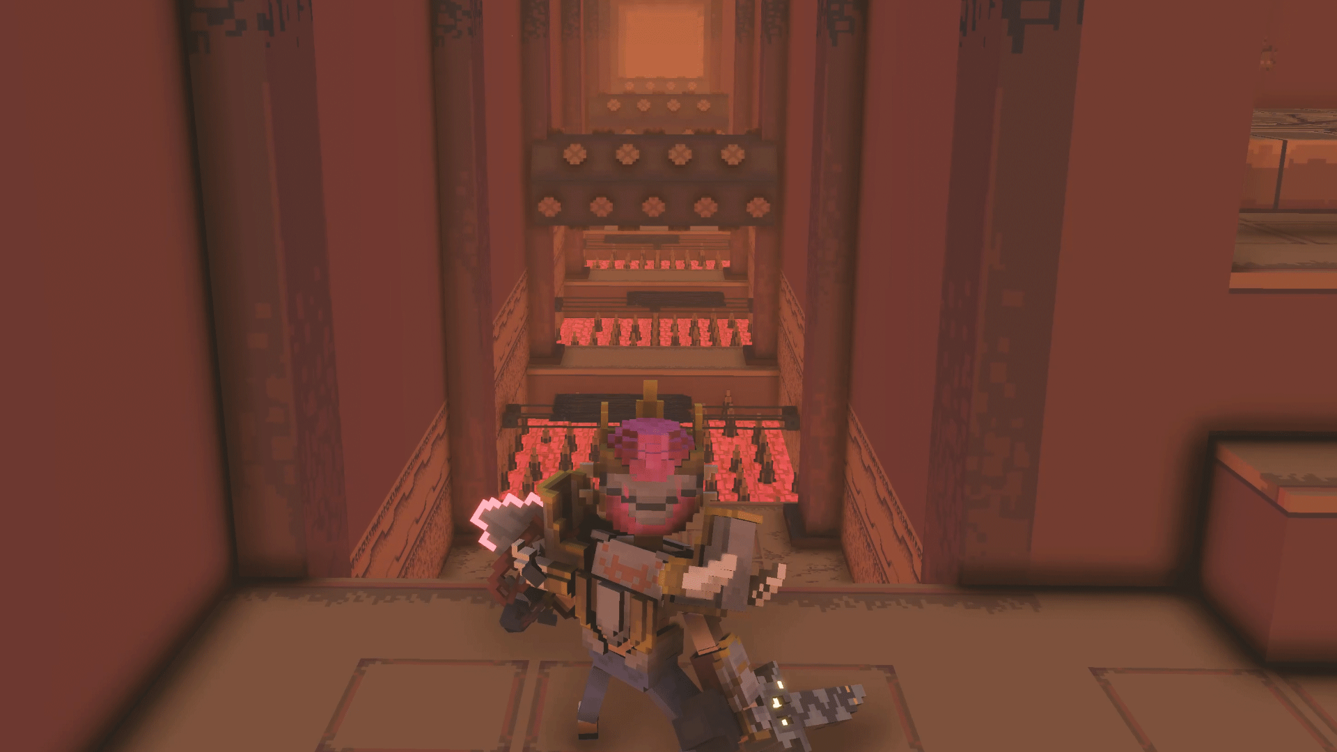 점프맵으로 이루어진 복도를 발견했다.