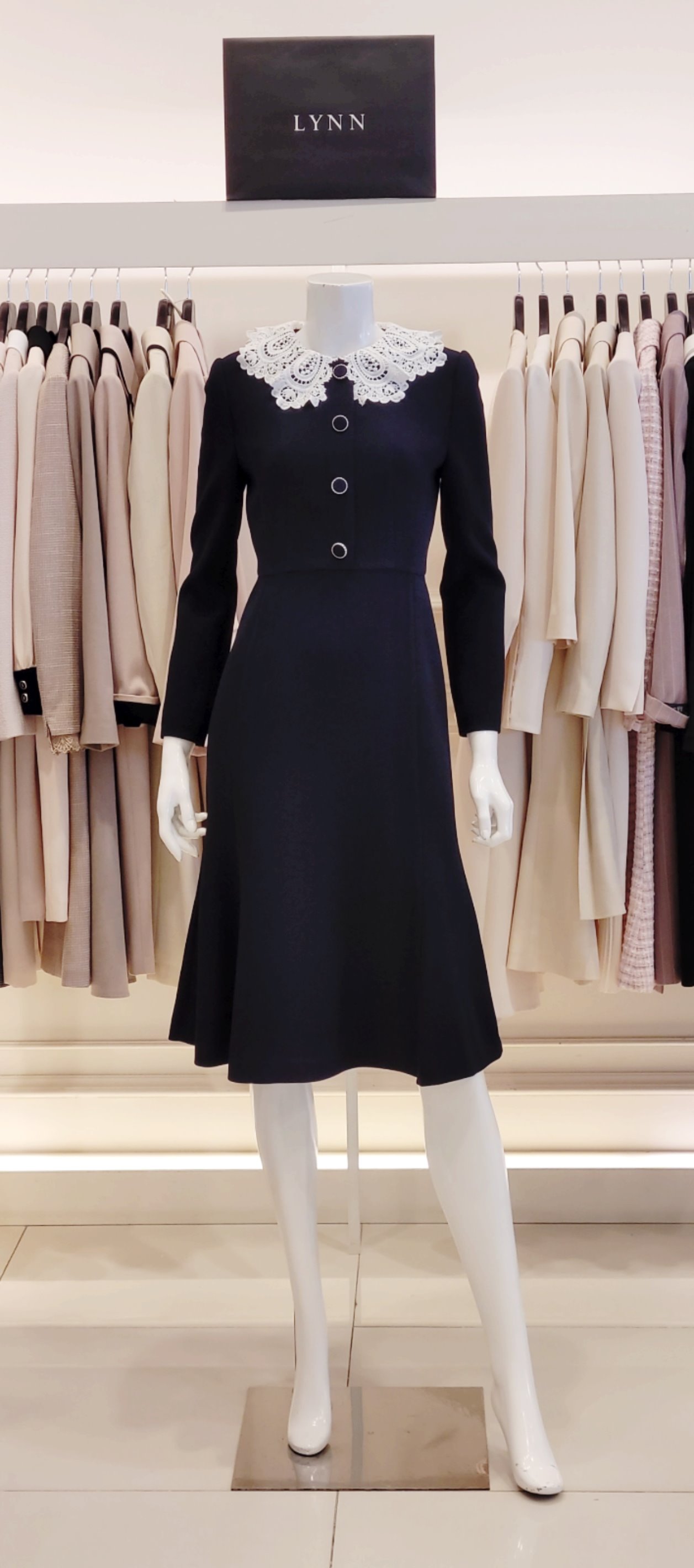 린 LYNN L448 레이스카라 원피스 LGOPLC9900