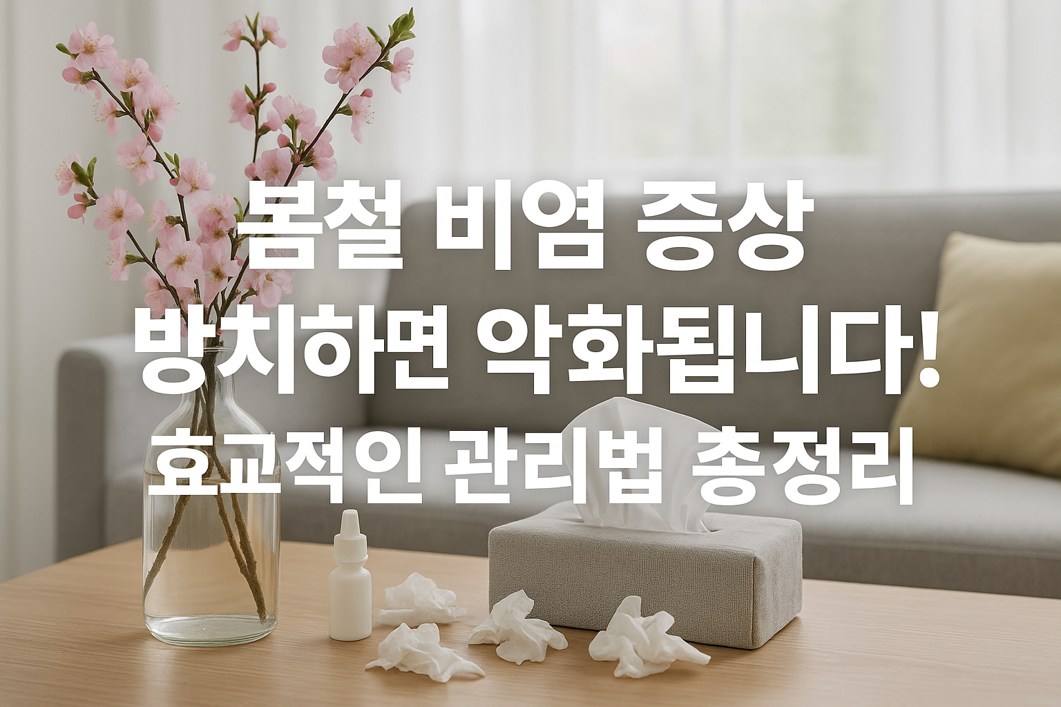 봄철 비염 증상