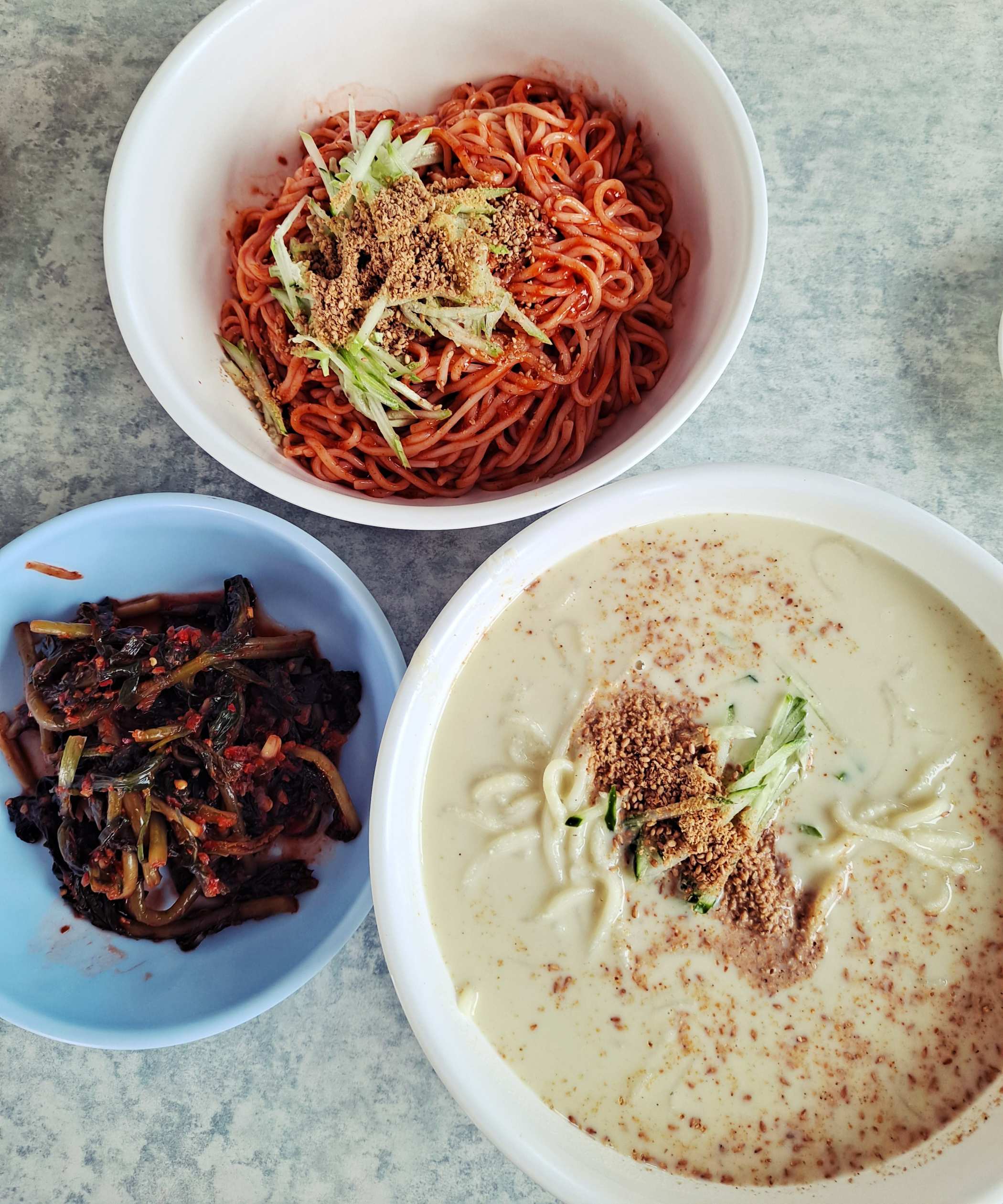 김가면옥 메뉴 항공샷