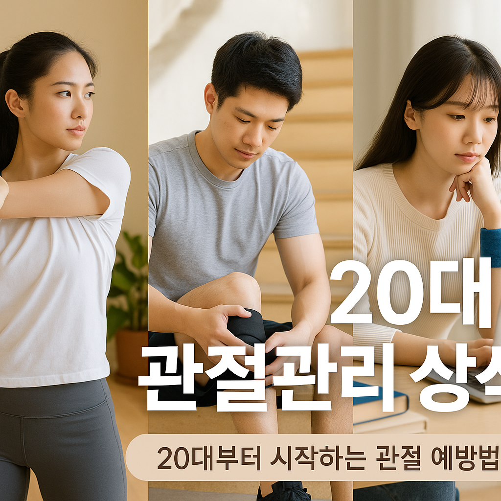20대 관절관리 상식