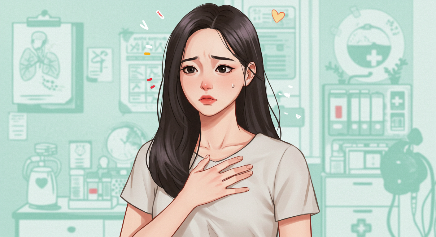 스트레스&amp;#44; 유방통&amp;#44; 유두 붓기