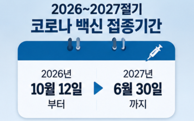 코로나 백신 65세 이상 접종기간