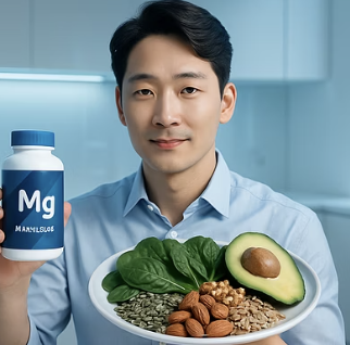 종아리근육뭉침, 마그네슘 부족이 원인일 수 있습니다