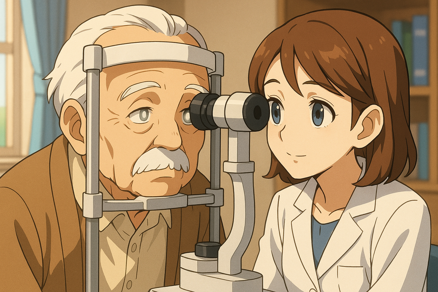 노안 백내장과 관련된 사진