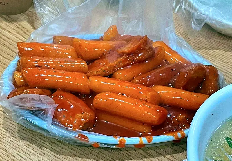 전통시장 플렉스 떡볶이 순대 오징어 튀김 닭발 분식집 경기 이천 관고시장 맛집