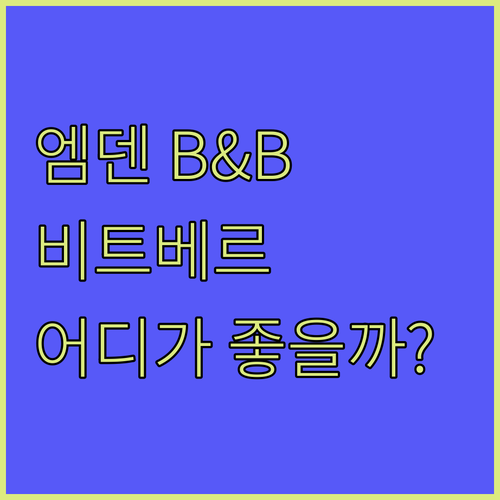 B&B 호텔 엠덴 vs 호텔 하우스 ..