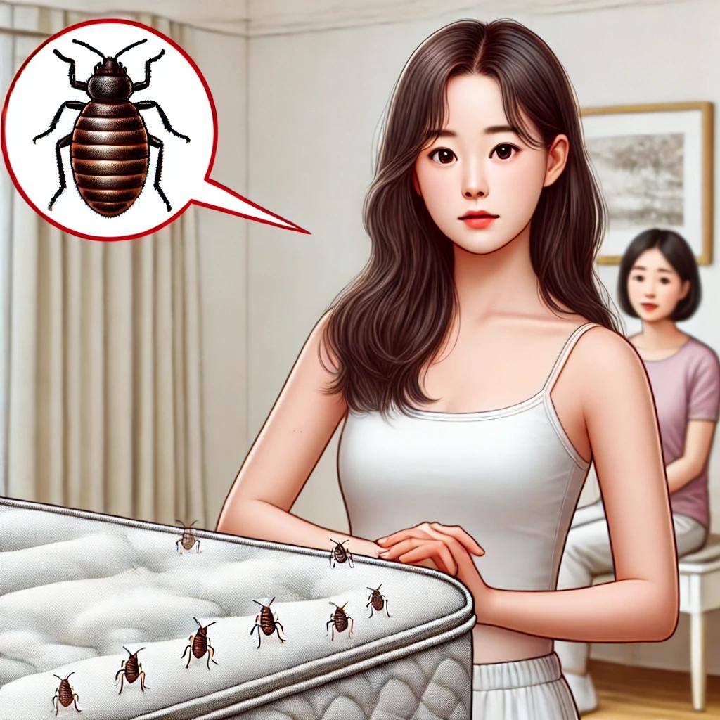 침대 매트리스 벌레