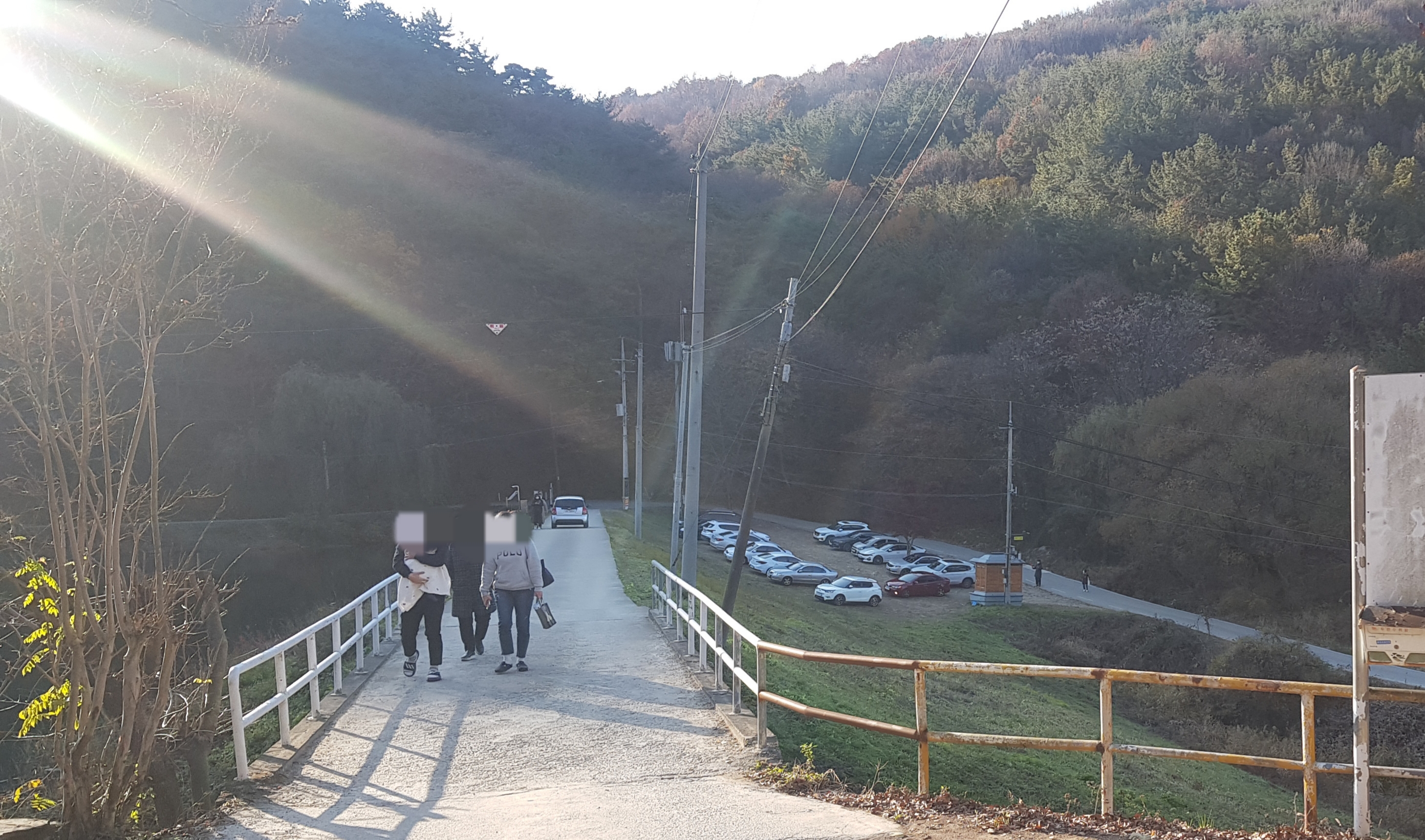 엔학고레 주차장