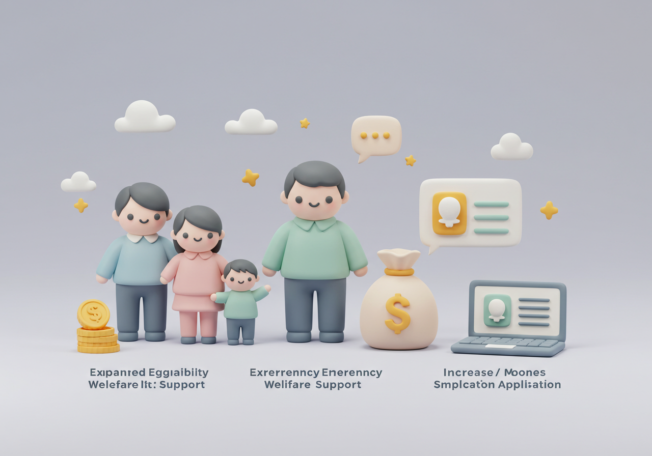 소득 재산 기준 변경 2025년 긴급복지지원&amp;#44; 무엇이 달라졌을까요?