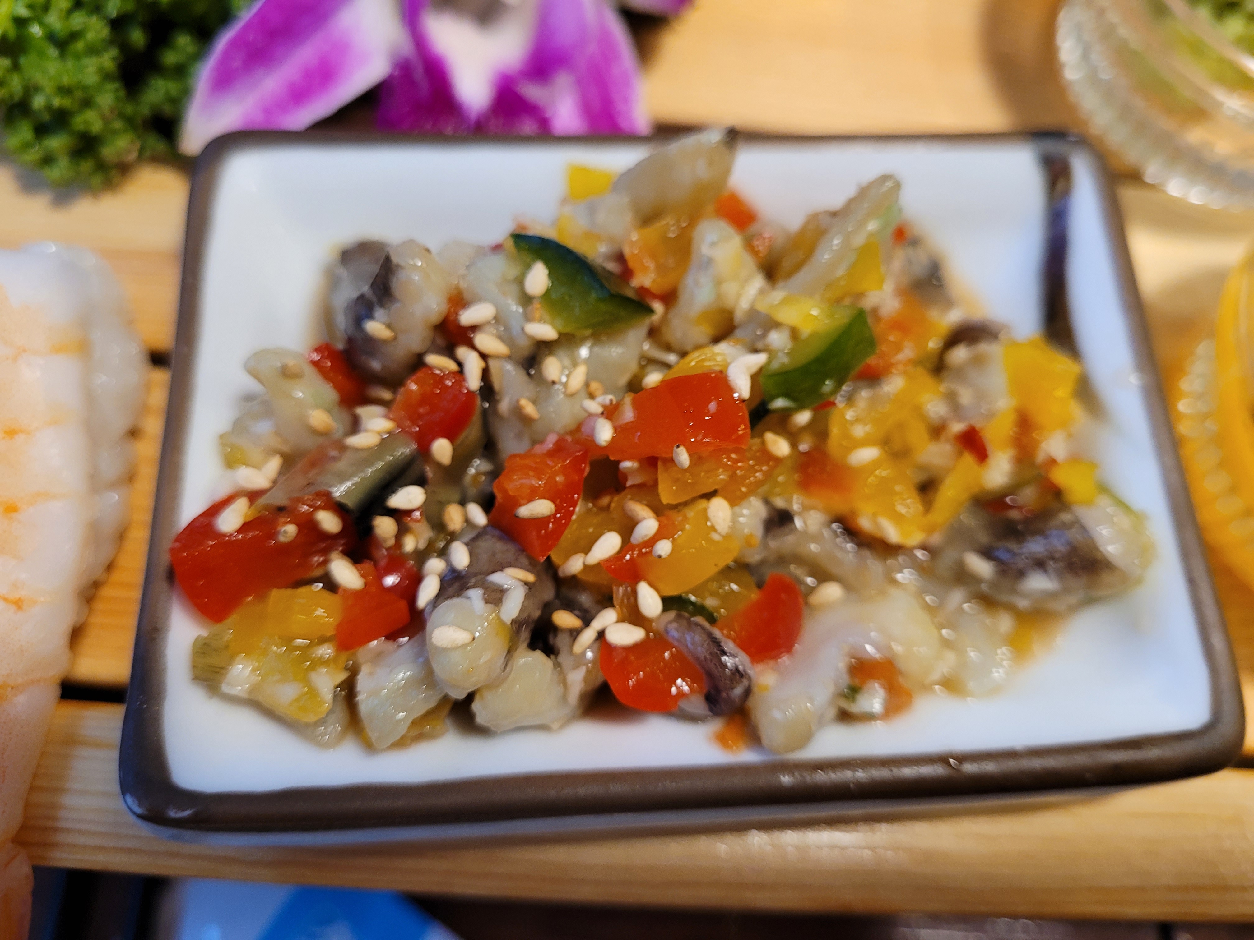 세트에 포함된 타코와사비